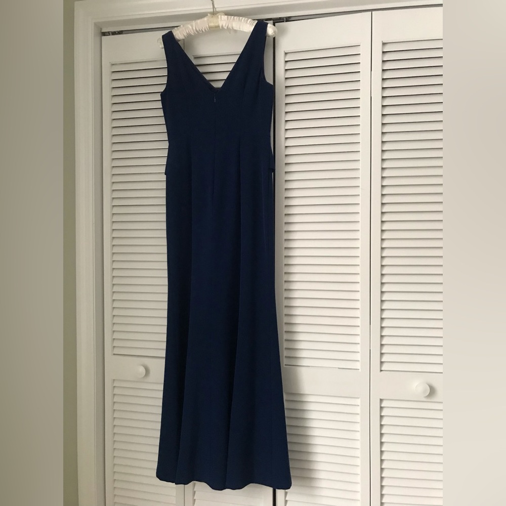 Long gown in royal blue